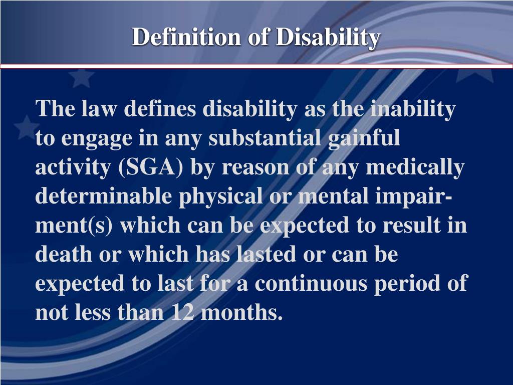 PPT Disability Evaluation PowerPoint Presentation, free download ID2965938