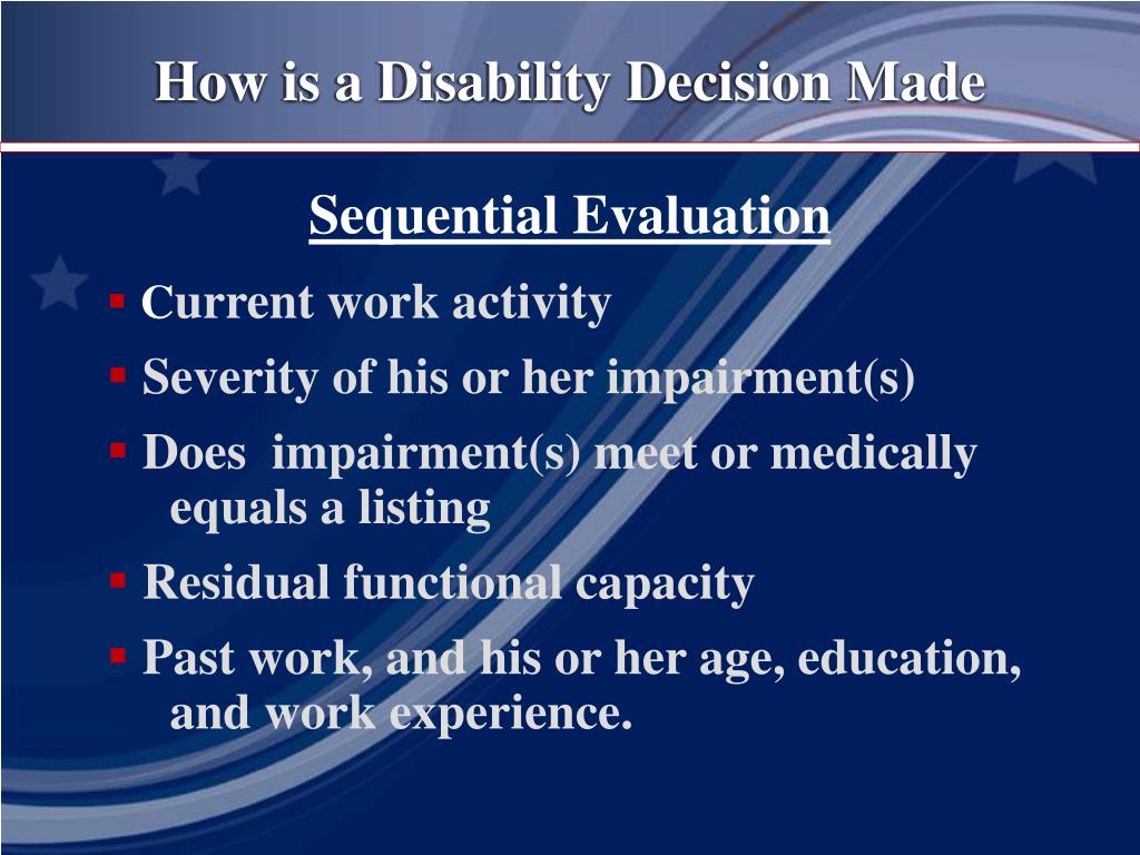 PPT Disability Evaluation PowerPoint Presentation, free download ID2965938
