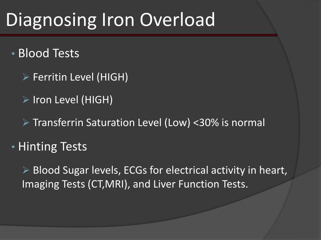PPT Clinical Management of Iron Overload (PHM 142) PowerPoint