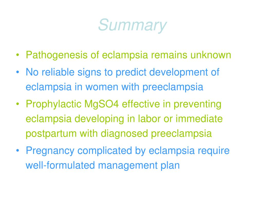 PPT Eclampsia PowerPoint Presentation, free download ID2968102