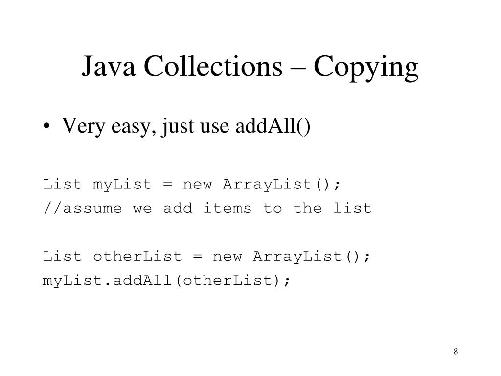 PPT Introduction to Java Collection PowerPoint Presentation, free