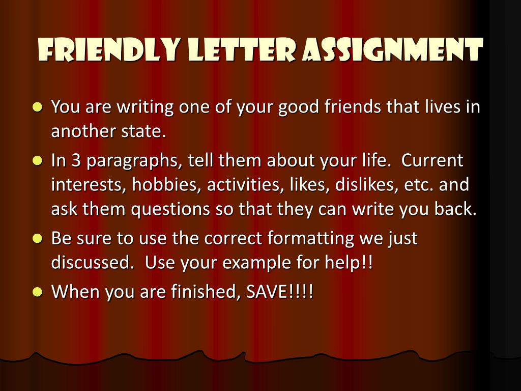 PPT How to Properly Format Business and Friendly Letters PowerPoint