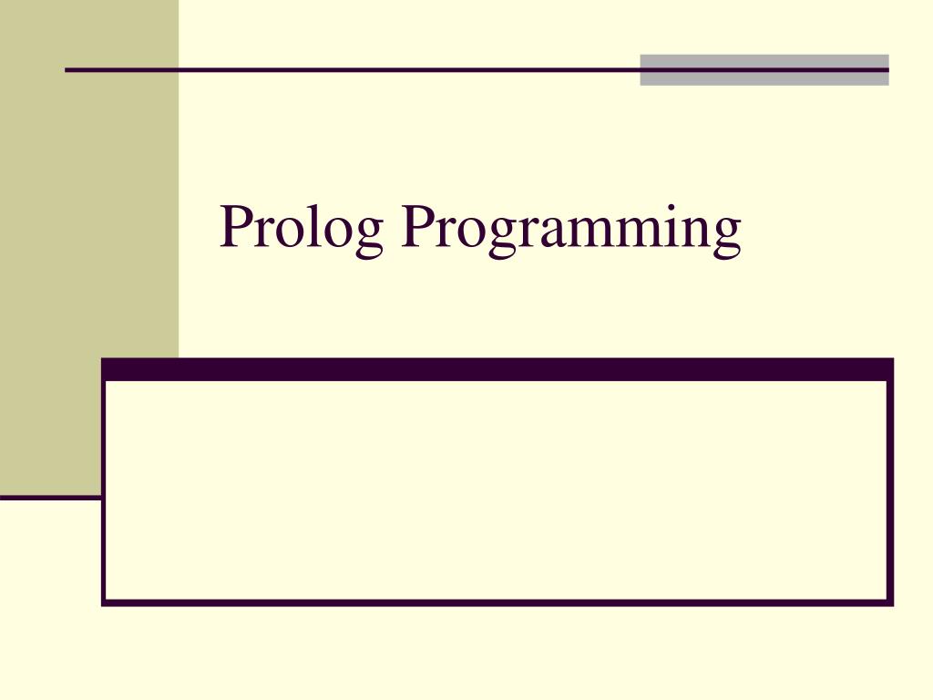 PPT Prolog Programming PowerPoint Presentation, free download ID
