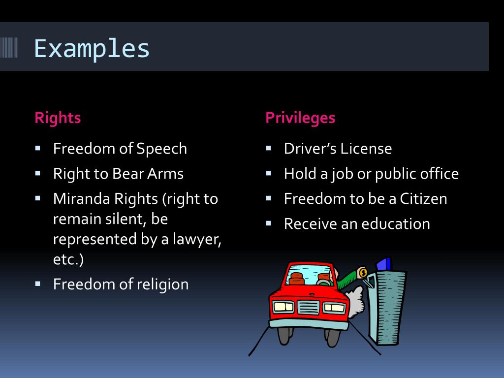 Rights Vs Privileges Worksheet