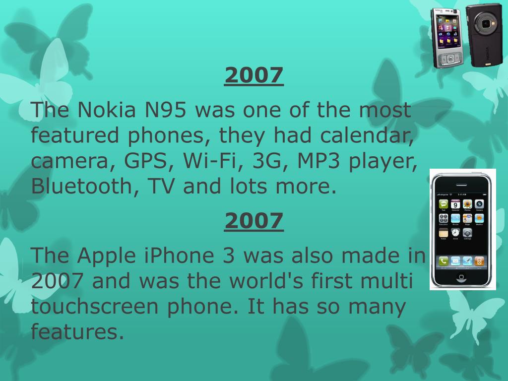PPT The History Of Mobile Phones PowerPoint Presentation, free