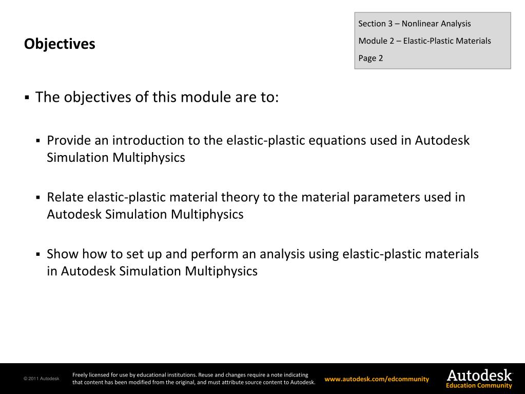 PPT Analysis ElasticPlastic Material Analysis PowerPoint