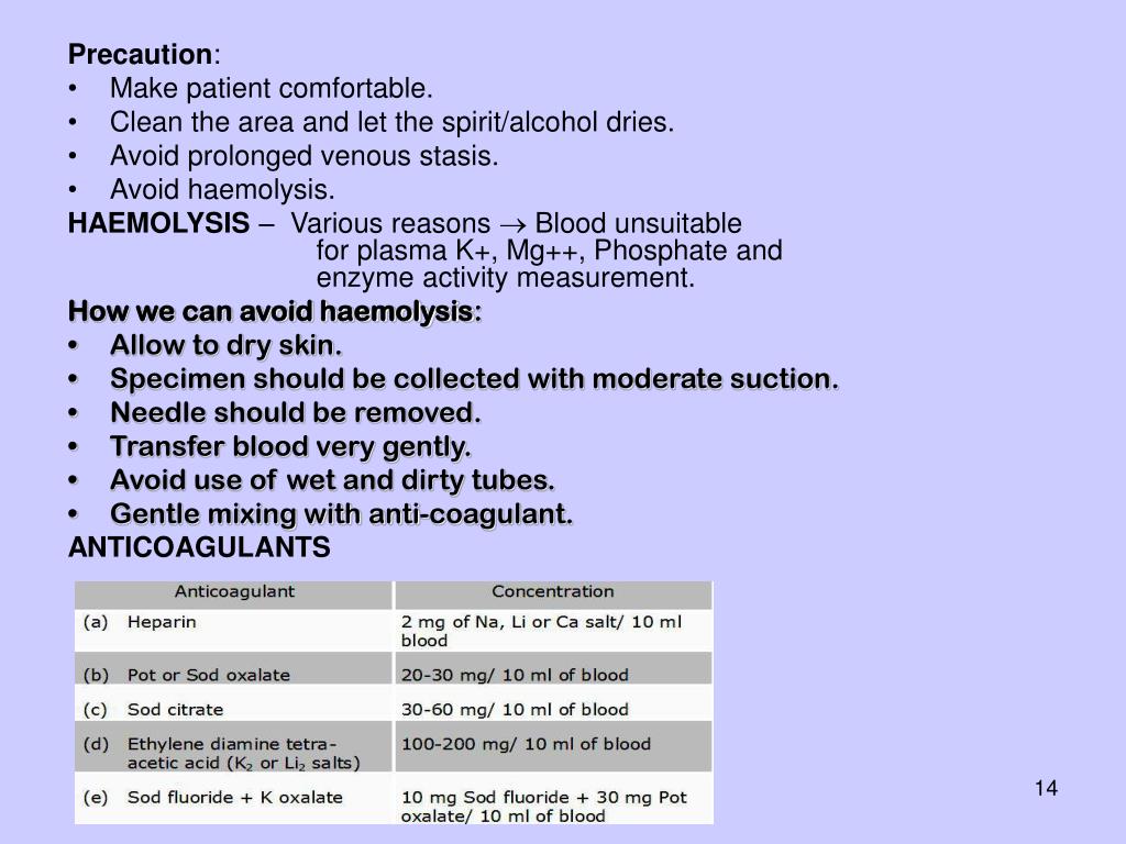 PPT Specimen collection, storage, transfer and Automation PowerPoint