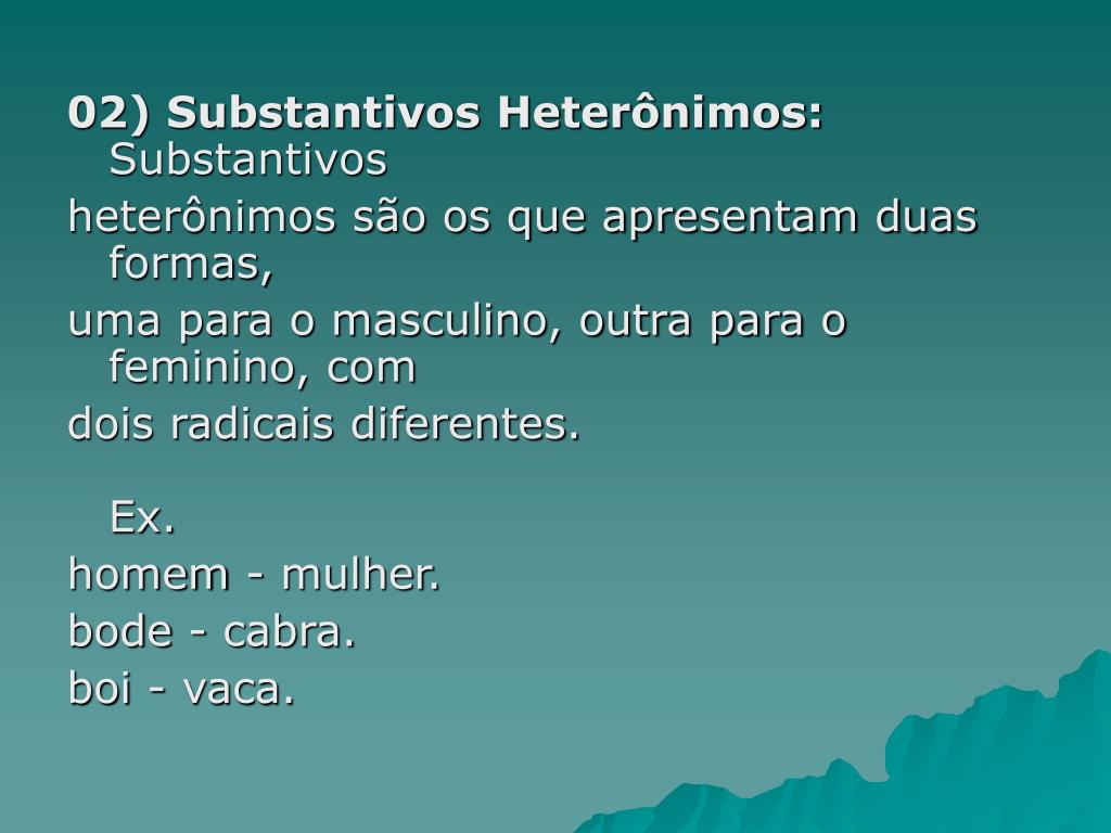 PPT SUBSTANTIVO PowerPoint Presentation, free download ID2977606