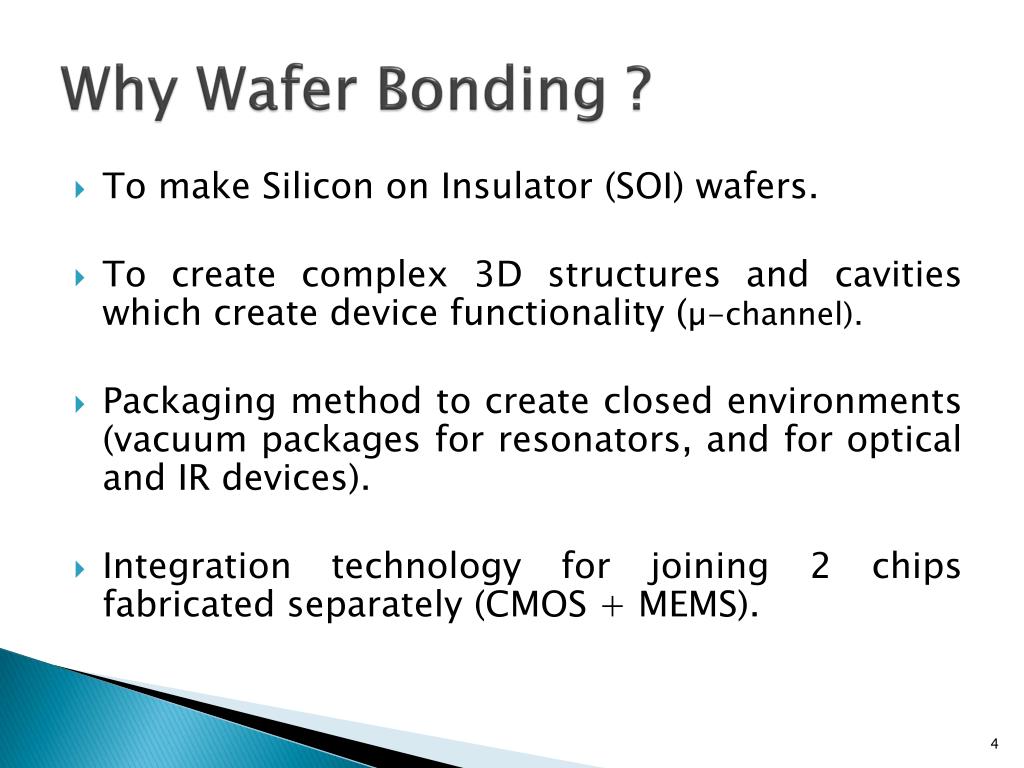 PPT Wafer Bonding PowerPoint Presentation, free download ID2978421