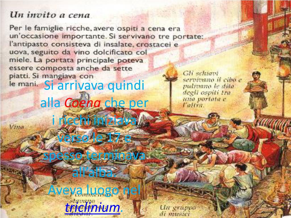 PPT Gli antichi Romani a tavola PowerPoint Presentation, free