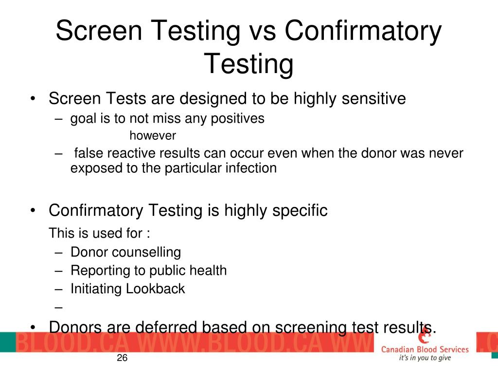 PPT Transmissible Disease Testing Canadian Blood Services PowerPoint