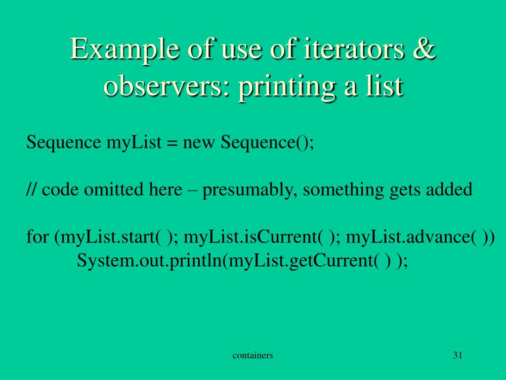 PPT Container Classes PowerPoint Presentation, free download ID2979373