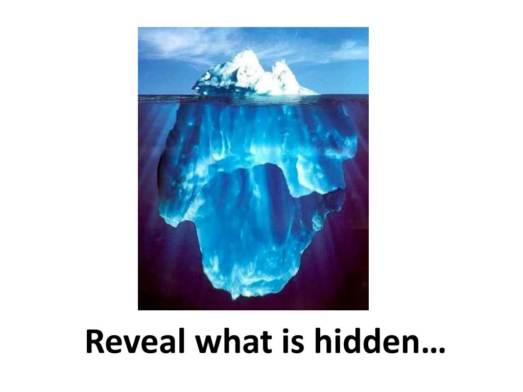 PPT The Iceberg Theory PowerPoint Presentation, free download ID