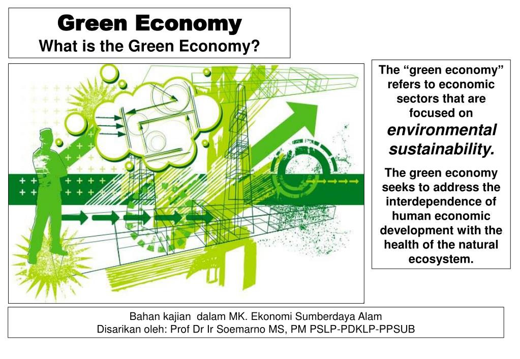 PPT Green Economy What is the Green Economy? PowerPoint Presentation