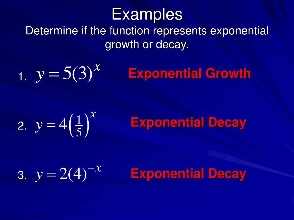 How To Calculate Exponential Growth And Decay