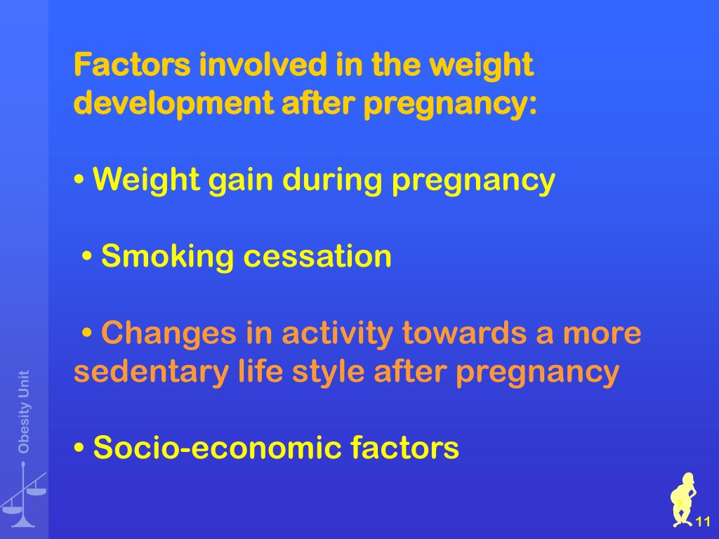 PPT Factors affecting weight retention after pregnancy PowerPoint