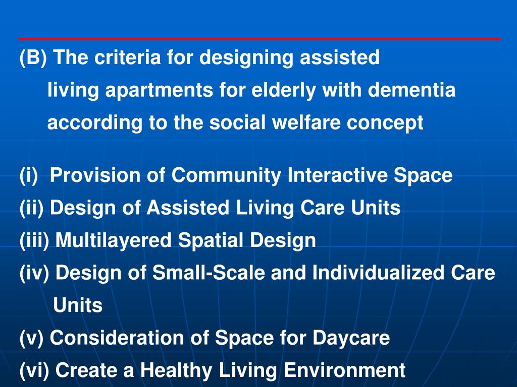 PPT Designing a Housing Complex for The Elderly with Dementia