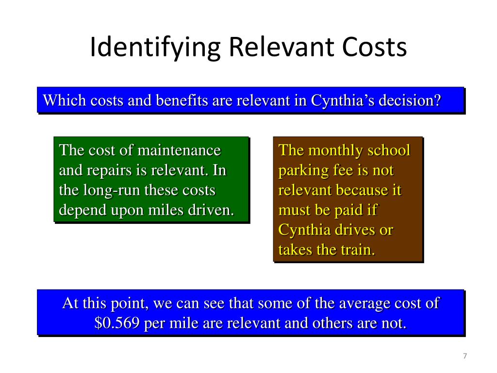 PPT Relevant Costs for Decision Making PowerPoint Presentation, free