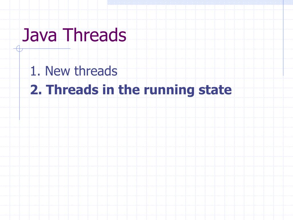 PPT Java Threads PowerPoint Presentation, free download ID2982893