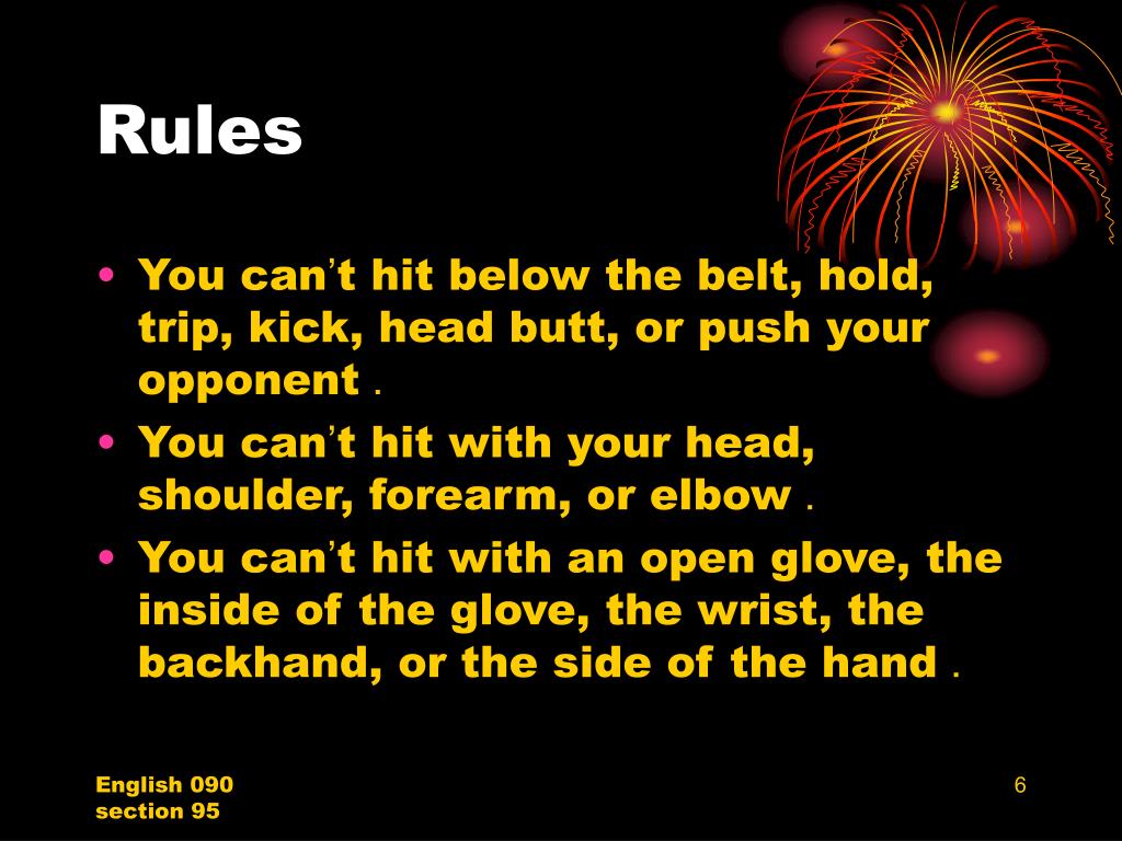 PPT Boxing PowerPoint Presentation, free download ID2985407