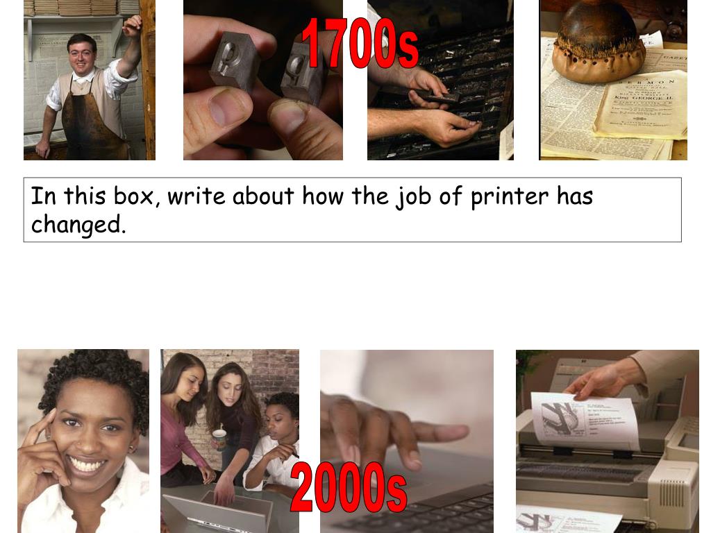 PPT How have jobs changed since the 1700s? Let’s find out! PowerPoint