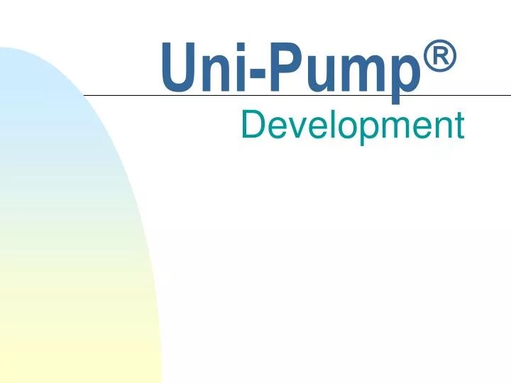 PPT UniPump PowerPoint Presentation, free download ID2987285