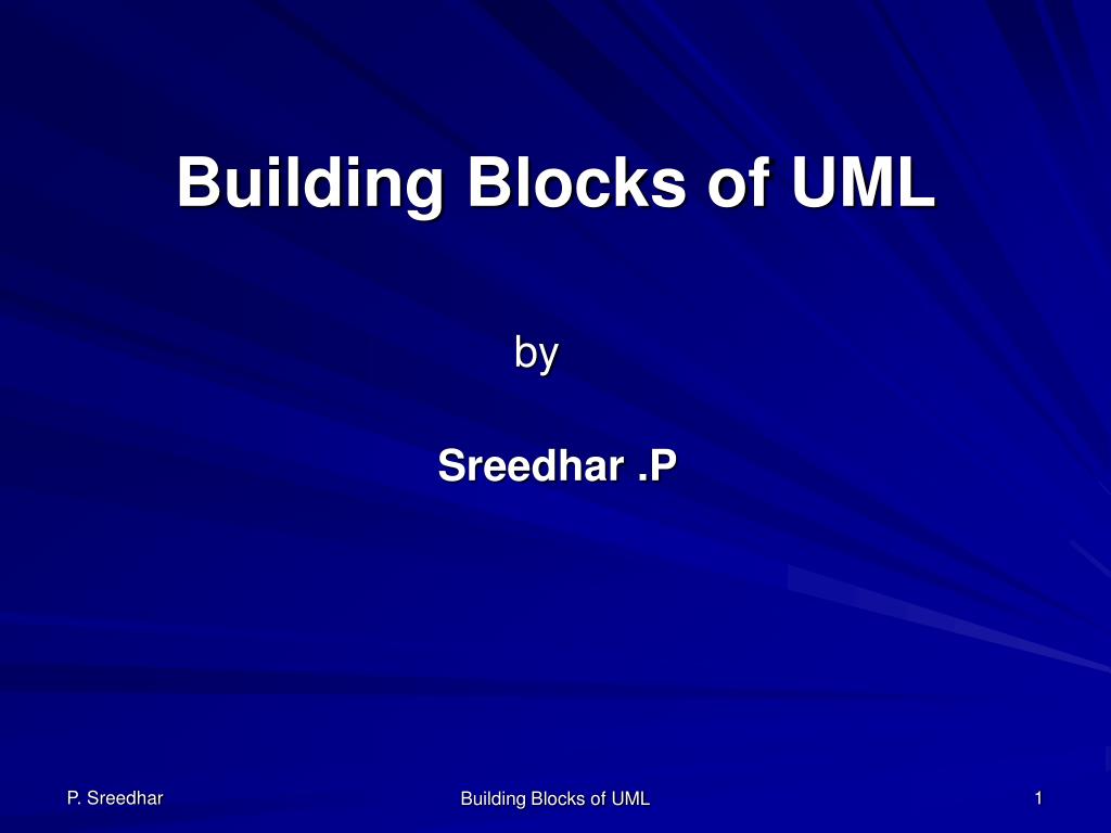 PPT Building Blocks of UML PowerPoint Presentation, free download