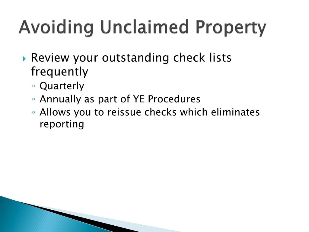 PPT Unclaimed Property PowerPoint Presentation, free download ID