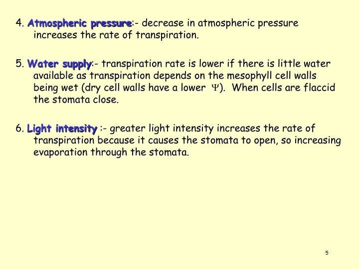 PPT Transpiration PowerPoint Presentation ID2991002