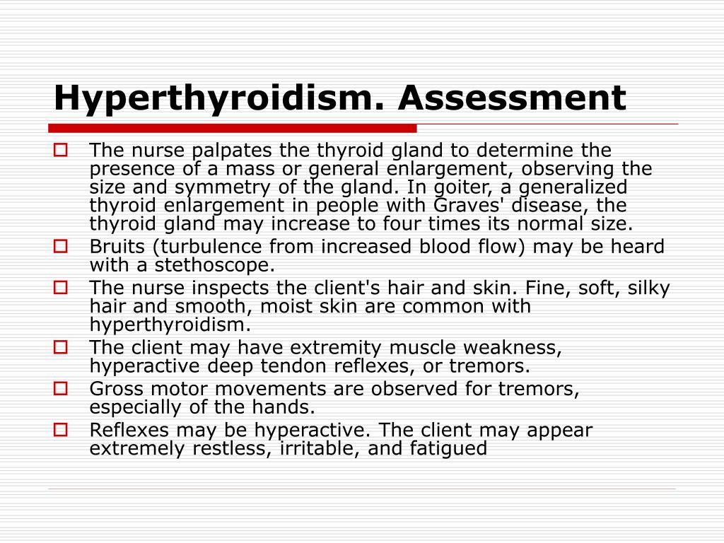 PPT I nterventions for Clients with Problems of the Thyroid and
