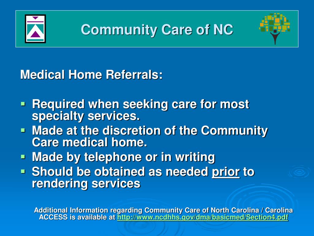 PPT Community Care Medical Home Enrollment For Adult Care Homes