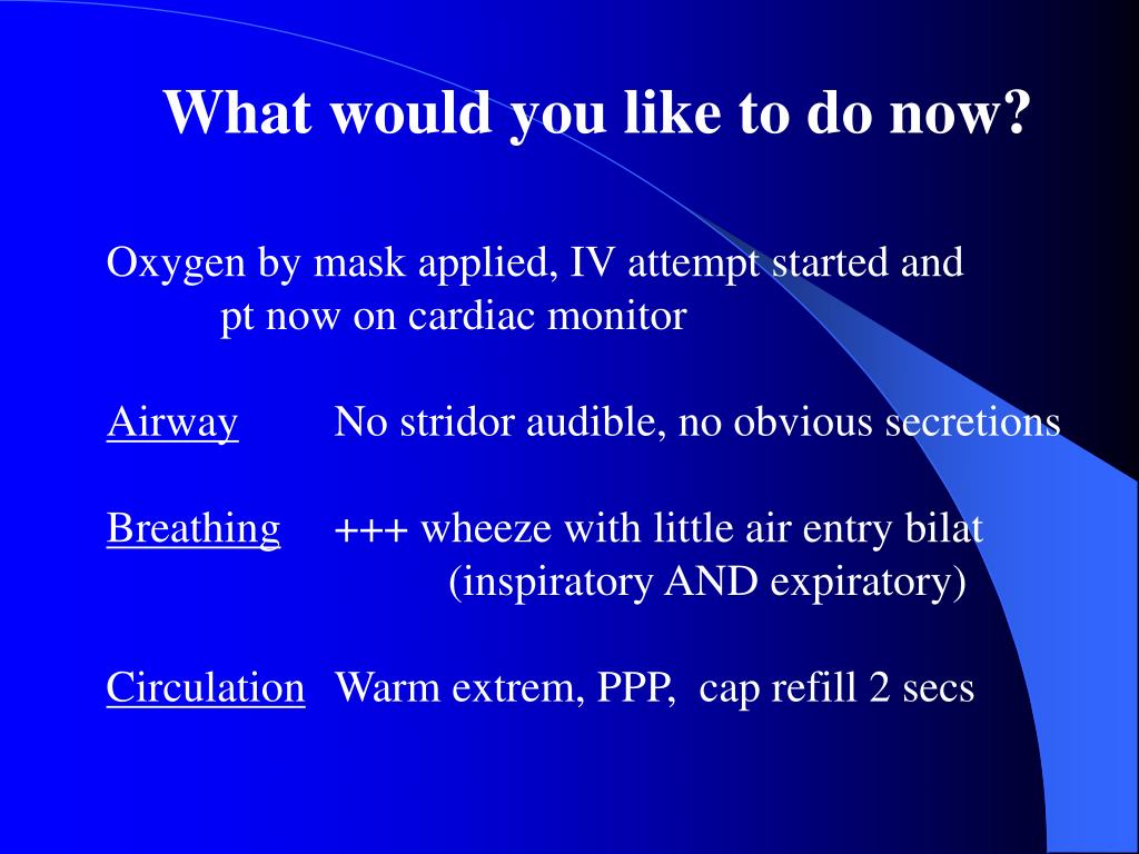 PPT Respiratory Emergencies in the Pediatric Population PowerPoint
