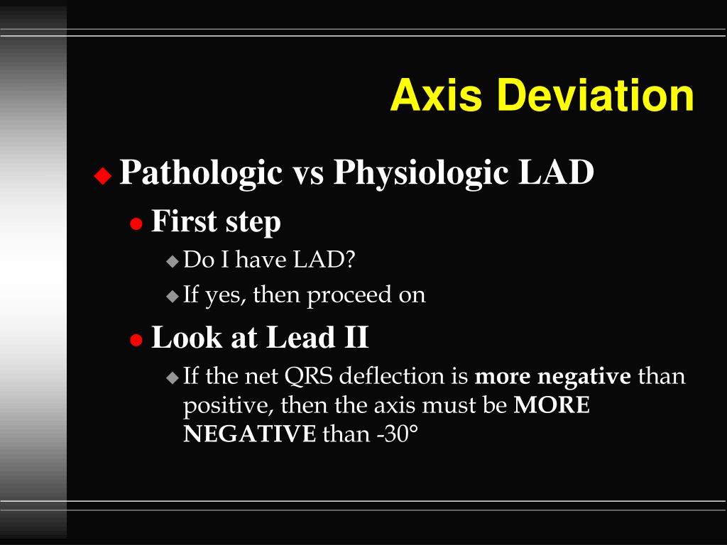 PPT 12 Lead ECGs Axis Determination & Deviation PowerPoint