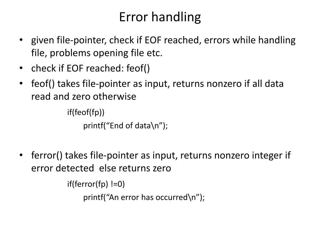 PPT File Management in C PowerPoint Presentation, free download ID