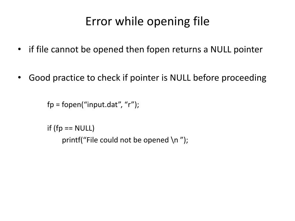 PPT File Management in C PowerPoint Presentation, free download ID