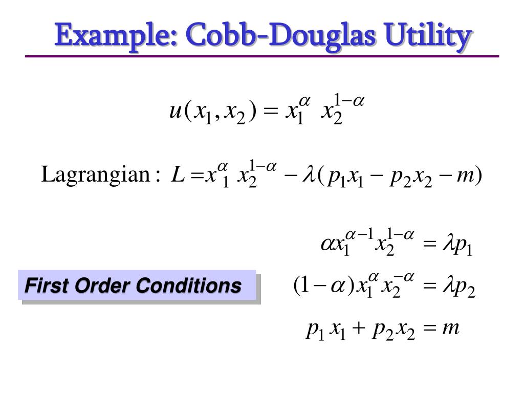 PPT Part IIA, Paper 1 Consumer and Producer Theory PowerPoint