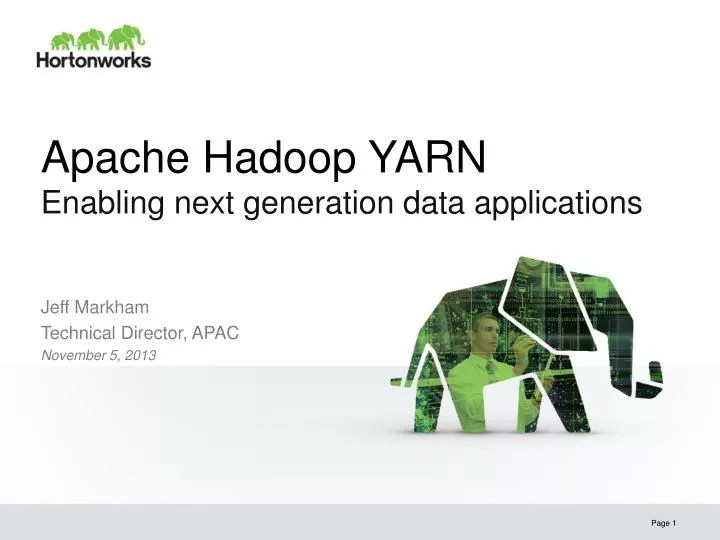PPT Apache Hadoop YARN Enabling next generation data applications PowerPoint Presentation ID