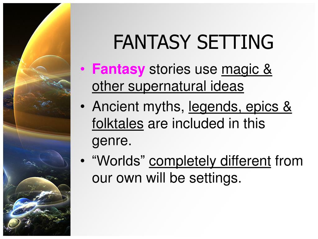 PPT Science Fiction Vs Fantasy PowerPoint Presentation, free download