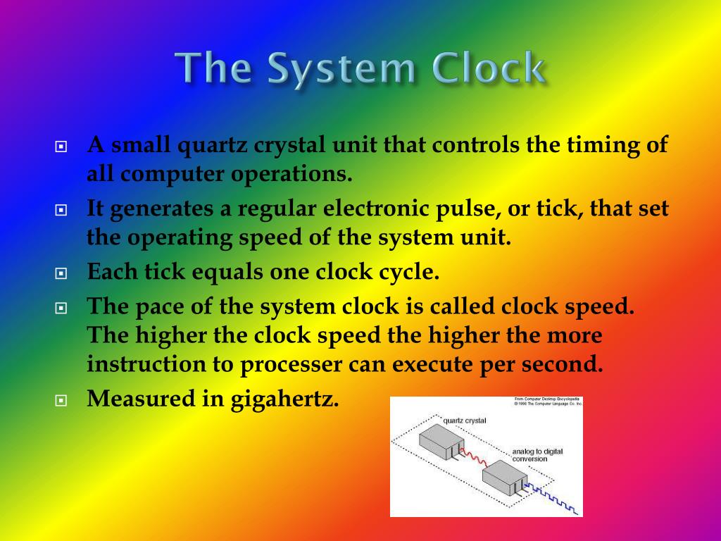 PPT The Components of the System Unit PowerPoint Presentation, free