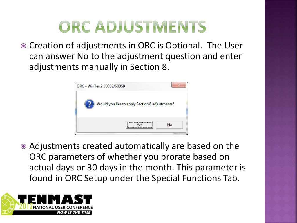 PPT Section 8 Adjustments and Abatements PowerPoint Presentation ID