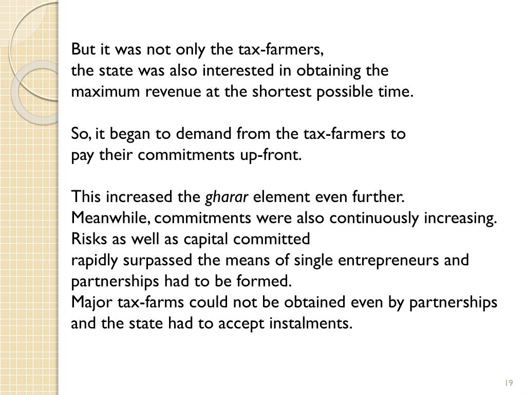 PPT GHARAR IN PUBLIC FINANCE AND THE ORIGINS OF SUKUK 15001800