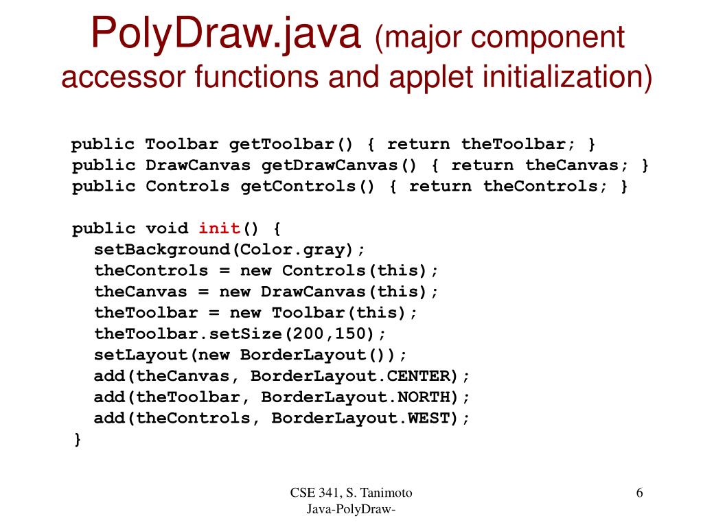 PPT A Java Case Study An Applet for Drawing Polygons PowerPoint Presentation ID3009218