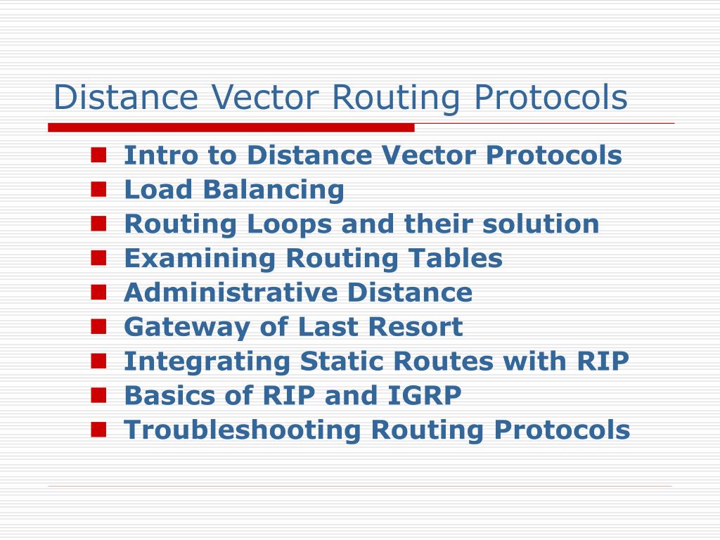 PPT Distance Vector Routing Protocols PowerPoint Presentation, free