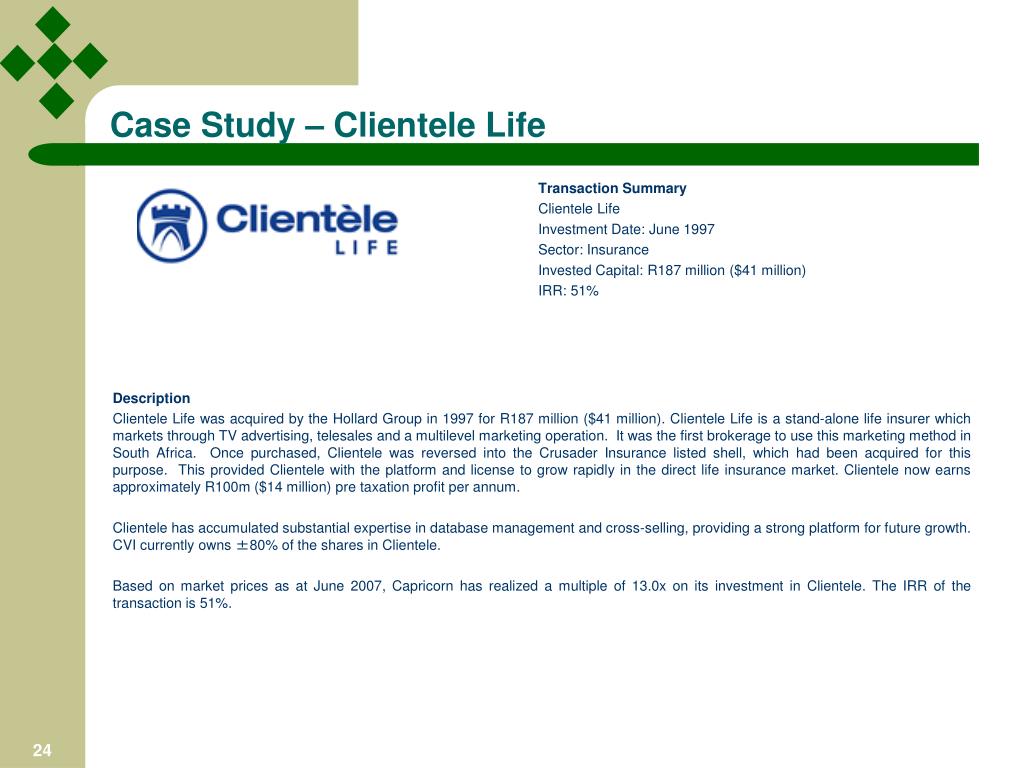 PPT CAPRICORN PRIVATE EQUITY PowerPoint Presentation, free download