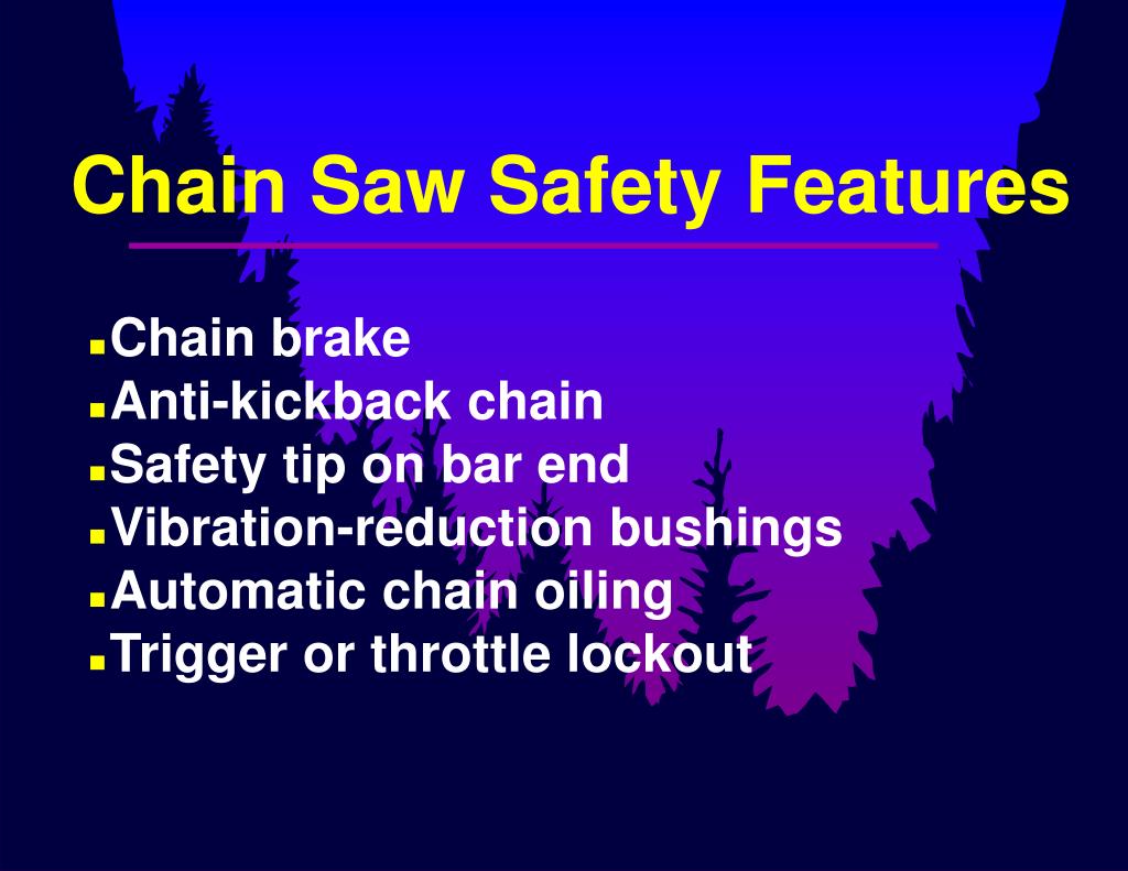 PPT Chain Saw Safety PowerPoint Presentation, free download ID3011238