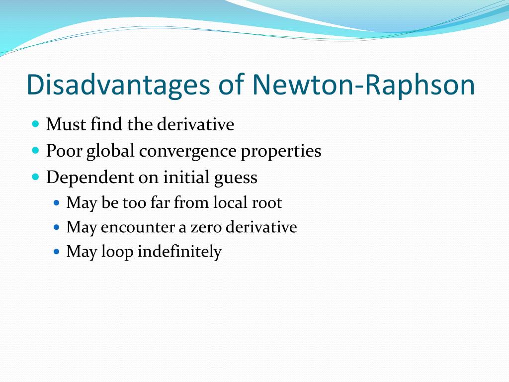 PPT NewtonRaphson Method PowerPoint Presentation, free download ID