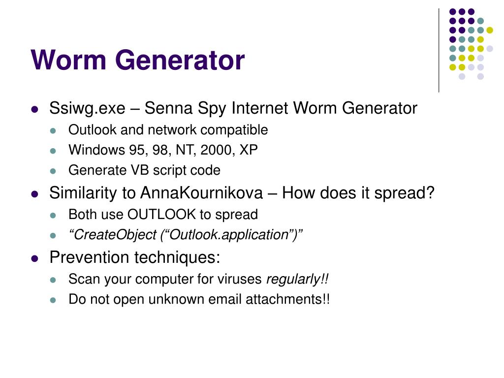 PPT Lab 8 Summary Worms, Viruses, WEP PowerPoint Presentation, free