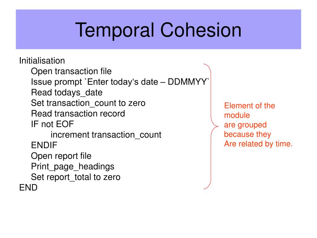PPT Module Cohesion and Coupling PowerPoint Presentation, free