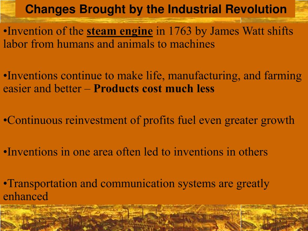 PPT Industrial Revolution PowerPoint Presentation, free download ID