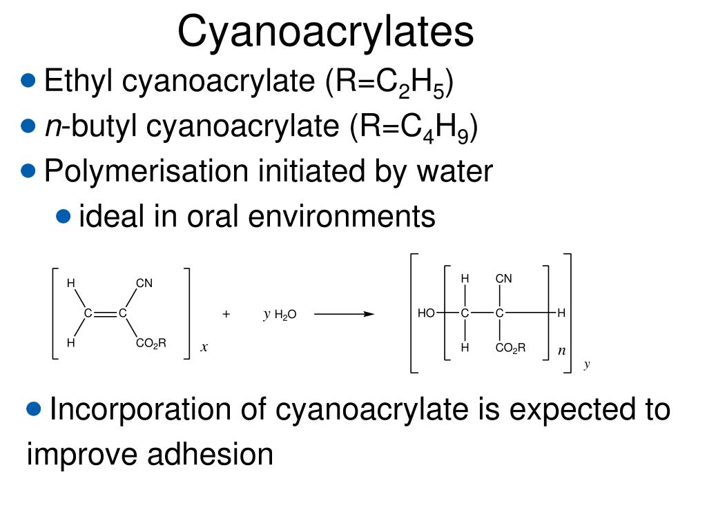PPT Novel Dental Cements Based On Cyanoacrylates PowerPoint